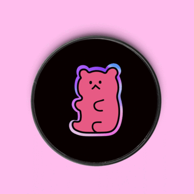 [블링톡]꼬마곰젤리 핑크