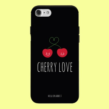 [슬라이드/도어]CHERRY-LOVE 블랙