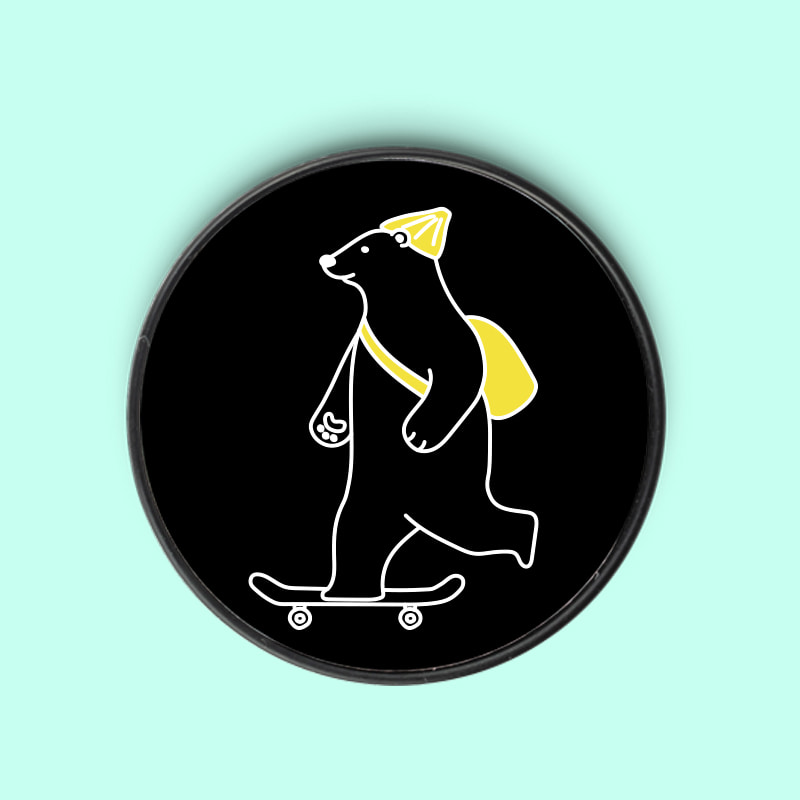 [헬로톡]스케이트보드 노란곰