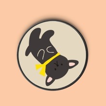 [헬로톡]목도리강아지 블랙